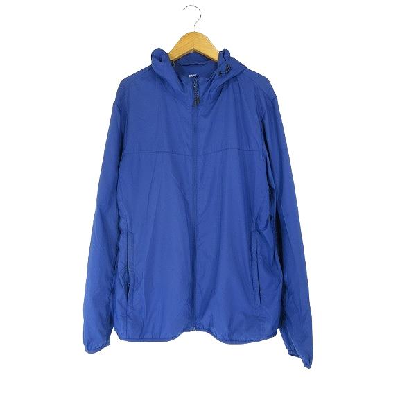 ユニクロ UNIQLO フード ジャケット 長袖 前開き ジップアップ サイズ M ネイビー QQQ...