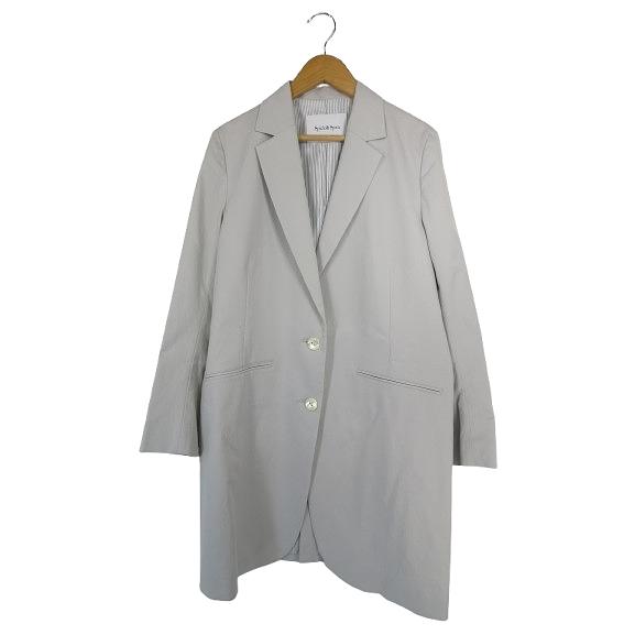 スピック&amp;スパン Spick&amp;Span チェスター コート 前開き 長袖 無地 サイズ 36 グレー...