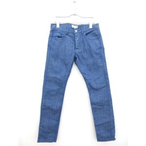 ナノユニバース nano universe EHT Enharmonic TAVERN パンツ デニム スキニー ロング S 青 ブルー /mm レディース