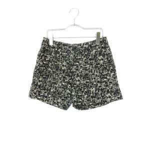 フローレント FLORENT パンツ ショート タック 総柄 36 黒 ブラック /ah レディース
