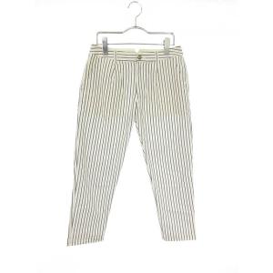 ロッソ ROSSO アーバンリサーチ パンツ テーパード ストライプ 36 白 ホワイト /tk レディース