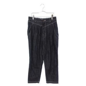 アンドエー and A パンツ デニム テーパード 36 青 ブルー /hk