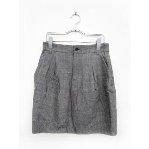 リッチ rich スカート コクーン ミニ ウール混 38 グレー /ss レディース