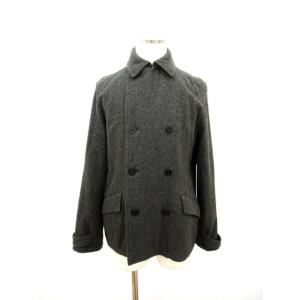 アーバンリサーチ URBAN RESEARCH コート ピーコート ハーフ 2WAY ウール 38 グレー /ms メンズ