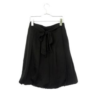 ストロベリーフィールズ STRAWBERRY-FIELDS スカート プリーツ ひざ丈 黒 ブラック /yy レディース