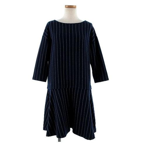 ナチュラルビューティーベーシック NATURAL BEAUTY BASIC ワンピース 長袖 ひざ丈...