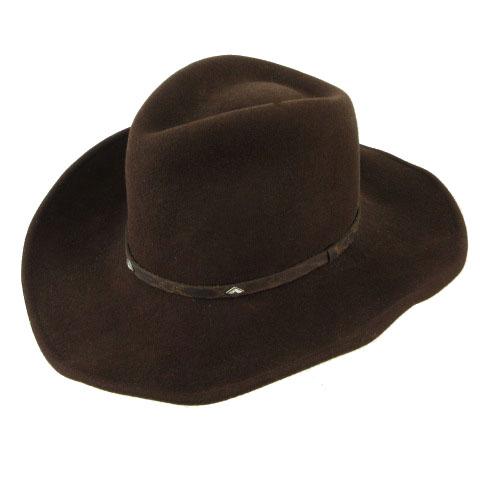 レネゲード RENEGADE ハット ウエスタンハット 中折れハット ウール ブラウン 茶 メンズ