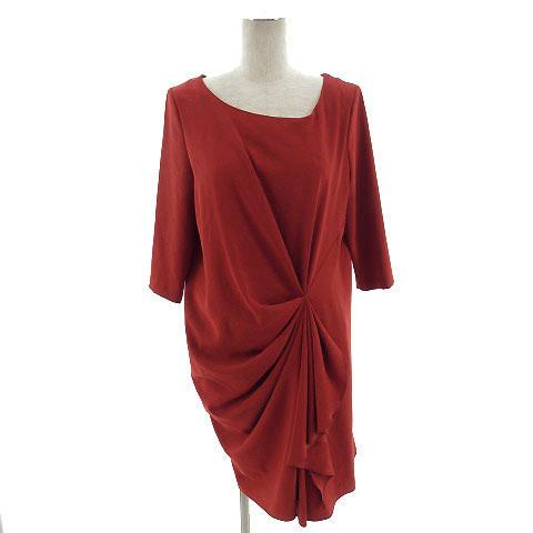 未使用品 ダイアグラム グレースコンチネンタル ワンピース フォーマル ドレス ドレープ 七分袖 ア...