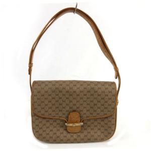 GUCCI グッチ バンブー キャメル シルバー金具 レザー 002 1035 2way