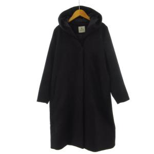 レリアン Leilian 裏地チェック カシミヤ リバーコート アウター 9