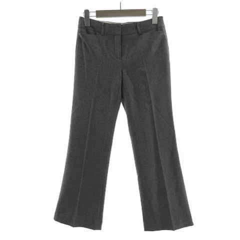 アイシービー iCB パンツ セミフレア 上質ウール グレー 5 レディース