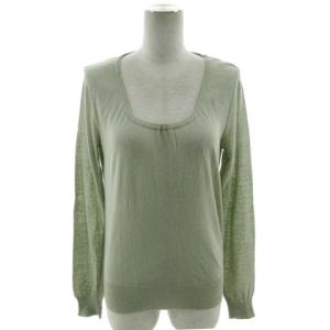 トゥジュー TOUJOURS カットソー 長袖 クルーネック F 白