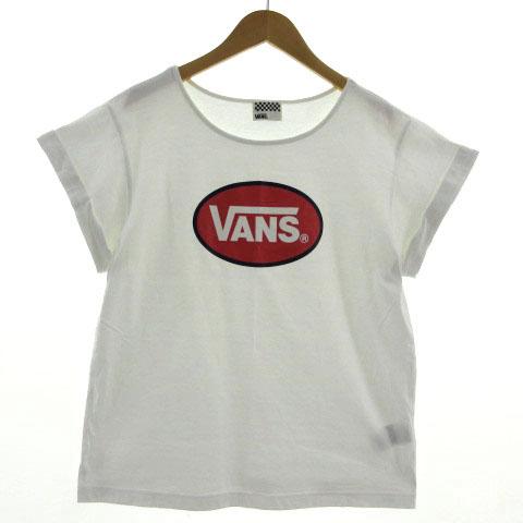 バンズ VANS Ｔシャツ 半袖 ロゴプリント コットン ホワイト 白 レッド 赤 ネイビー 紺 F...