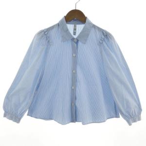 アクネ ストゥディオズ クロップド シャツ 長袖 34 ライトブルー /DF アクネ ストゥディオズ Acne Studios クロップド シャツ 長袖 34