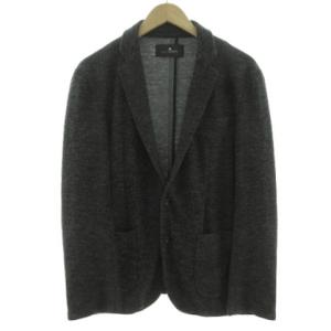 【中古】未使用品 クラネオム　CLANE HOMME タグ付き テーラード ジャケット アウター 総裏地 ウール 2 黒 ブラック 未使用品 クラネオム CLANE HOMME タグ付き テーラード ジャケット