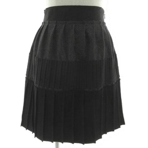 PHILOSOPHY di ALBERTA FERRETTI スカート 台形 ひざ丈 プリーツ 切替...