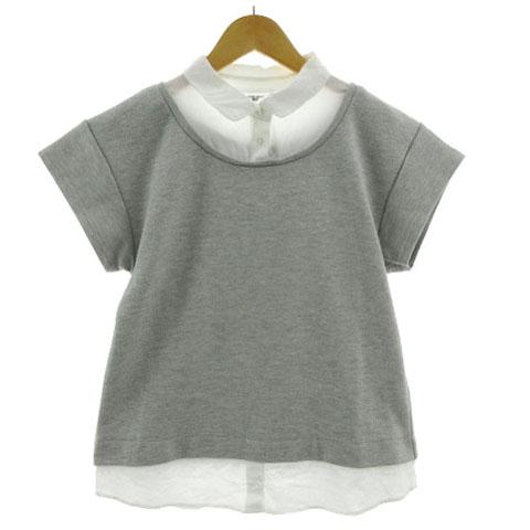ナチュラルビューティーベーシック NATURAL BEAUTY BASIC シャツ レイヤード風 半...