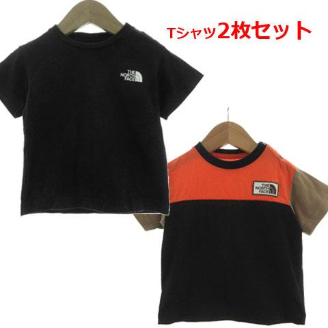 ザノースフェイス THE NORTH FACE Tシャツ 2枚セット 丸首 半袖 ボックスロゴ バッ...
