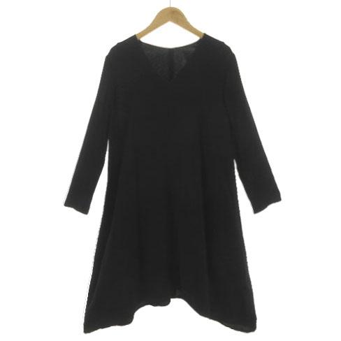 アメリカンラグシー AMERICAN RAG CIE ワンピース Vネック 長袖 ひざ丈 シンプル ...