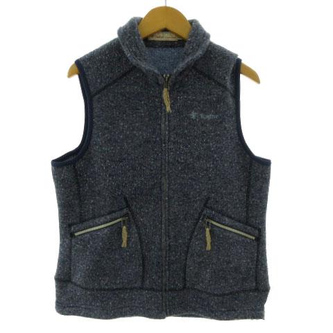 フォックスファイヤー Foxfire セーターフリースベスト 8113651 ロゴ刺繍 ジップアップ...