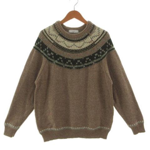 インヘリット INHERIT ノルディック柄ニット 22-080-720-1051-3-0 セーター...