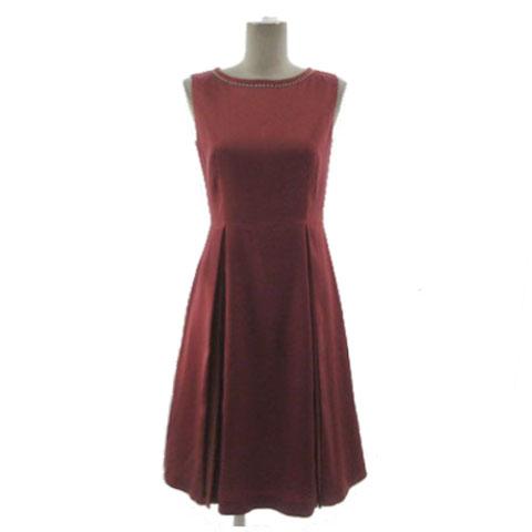 アナイ ANAYI パールラインフォーマルサテンワンピース 101727-14-520-41-360...