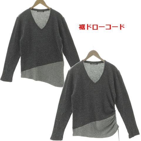 5351 POUR LES HOMMES アンゴラブレンドシャギーニット 0260020018 アシ...