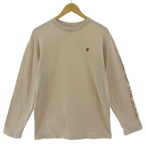 BTS MAP OF THE Soul ON:E ロンT ロングスリーブTシャツ コットン ベージュ...