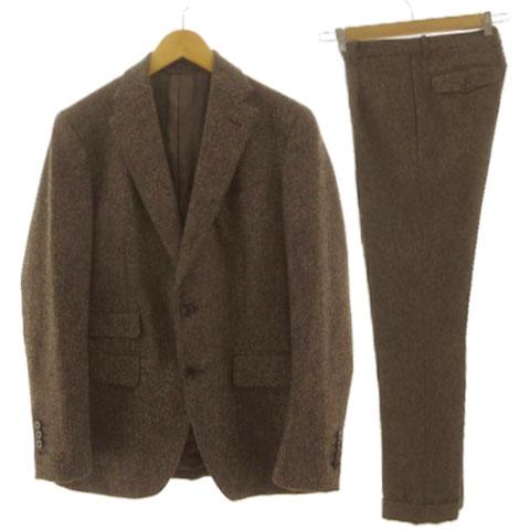 ビシット Bishitto ムーン MOON 英国製生地 ツイードスーツ ジャケット テーラード パ...