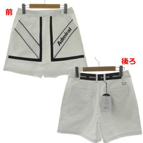 未使用品 アドミラル Admiral UJロゴ パネル切替キュロットスカート ADLA358 パンツ...