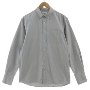 グローバルワーク GLOBAL WORK オックスフォードボタンダウンシャツ GW252111AD 長袖 ユニテックス UNITEX コットン混 グレー L