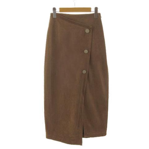 ザラ ベーシック ZARA BASIC ラップ風タイトスカート 5093/629/710 ミモレ丈 ...