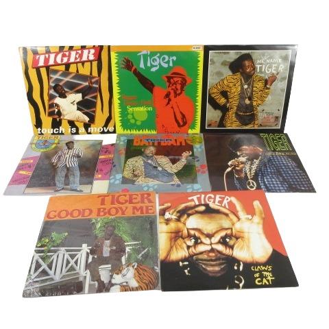 DANCEHALL REGGAE タイガー TIGER アルバム8枚セット アナログ盤 レコード