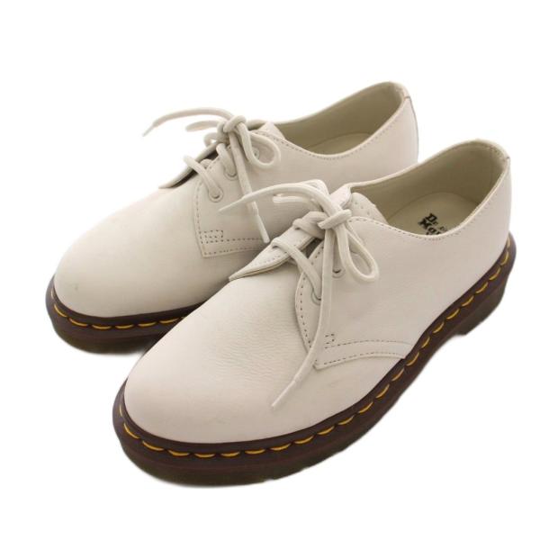 ドクターマーチン DR.MARTENS 3ホール レースアップシューズ レザー UK3 ホワイト 1...