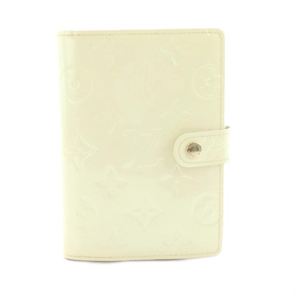 ルイヴィトン LOUIS VUITTON ヴェルニ アジェンダPM 手帳 6穴式 白 ホワイト R2...