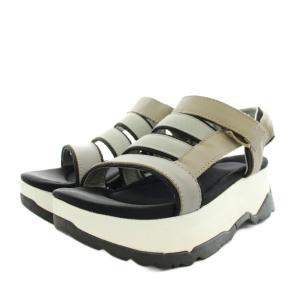 テバ Teva ザモラ W ZAMORA サンダル ストラップ 厚底 24.0cm グレー 黒 ブラック 1015177 /AN48 ■NI レディース