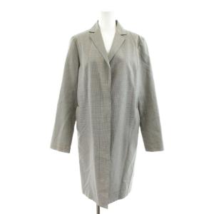 アンクライン ANNE KLEIN チェスターコート ロング丈 千鳥格子 11 グレー 84610 /AN55 ■BM レディース