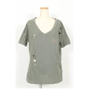 マザー mother The Oversized Varsity ダメージ加工 Tシャツ /kf05...