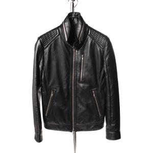 AKM エイケイエム 19AW STRONG W-RIDERS 中綿入りラムレザー