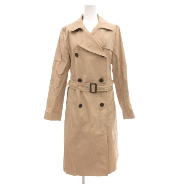 セブンアイディコンセプト 7-IDconcept トレンチコート ロング ダブル 38 ベージュ /...