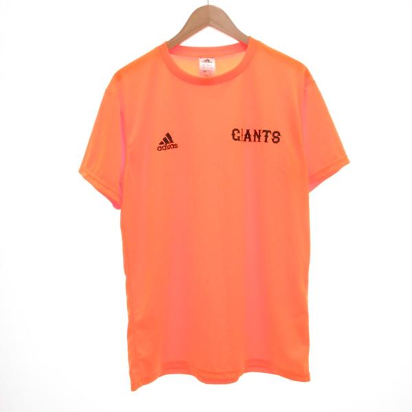 アディダス adidas ジャイアンツ GIANTS Tシャツ 半袖 プリント O オレンジ /JS...