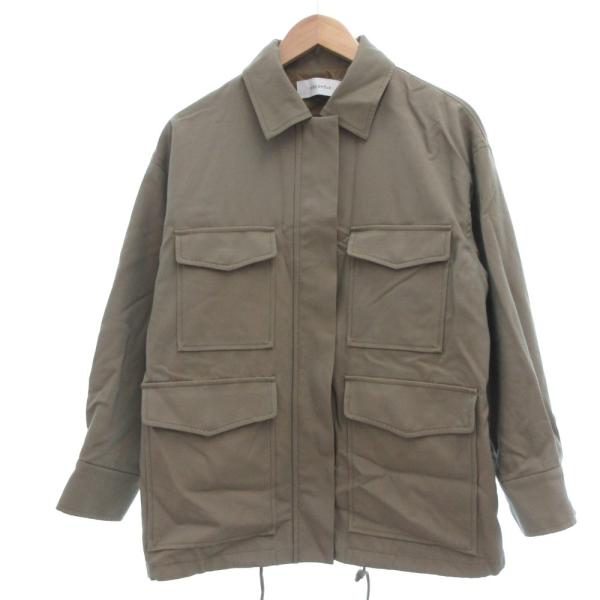 エリオポール heliopole ワークジャケット マルチポケット 38 玉虫色 茶 ブラウン /J...