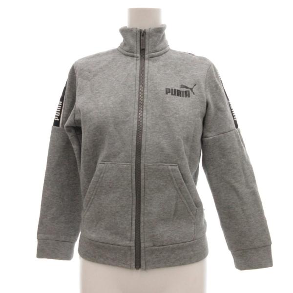 プーマ PUMA ジャージ ジャケット ロゴ 140 グレー /JS ■GY66 キッズ