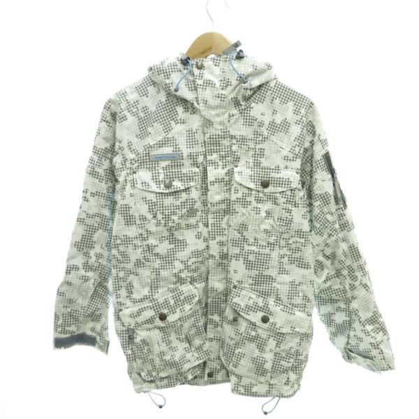 エスティボ ESTIVO スノーボードジャケット フーデッドジャケット カモフラージュ柄 フード付き...