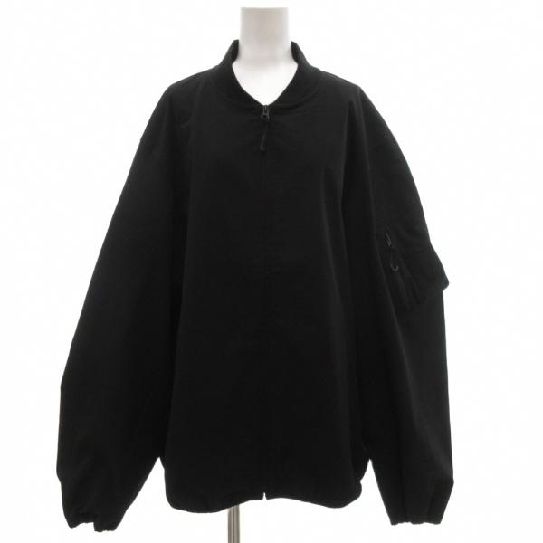 コーエン coen タグ付き MA-1 ジャケット ブルゾン ジップアップ XL 黒 ブラック /J...