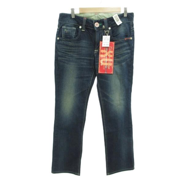 未使用品 エドウィン EDWIN タグ付き デニムパンツ ジーンズ ストレートシルエット M インデ...
