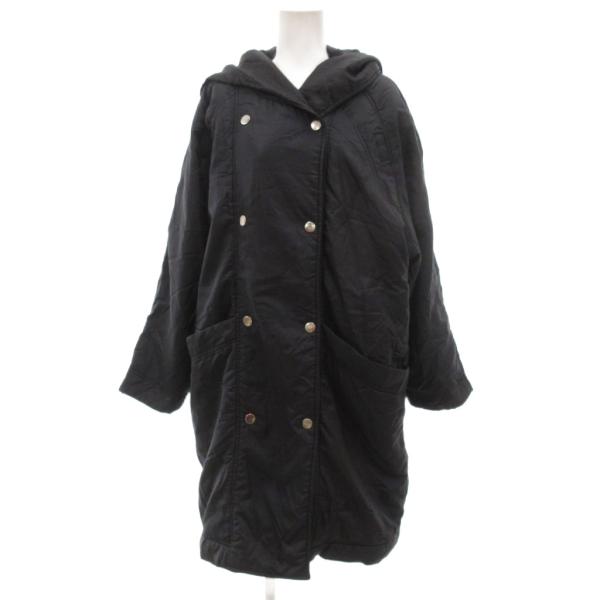 キャビン CABIN ヴィンテージ コート フード ロング丈 紺 ダークネイビー /AE ■ECF0...