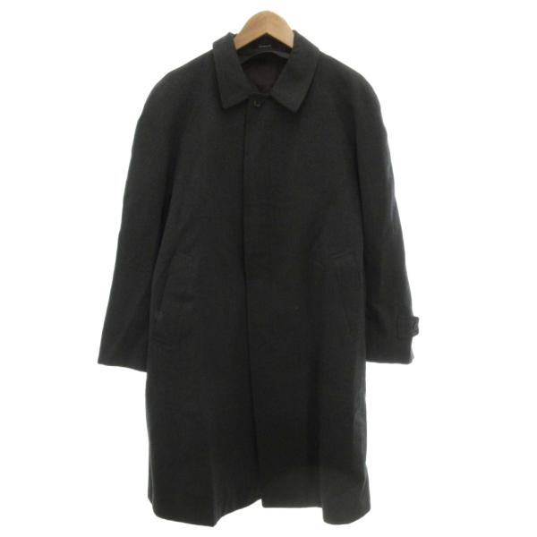 オンワード Onward FLYING CROSS チェスターコート ロング ウール ライナー グレ...