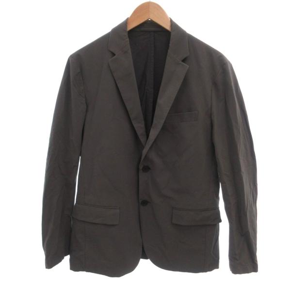 ユナイテッドアローズ UNITED ARROWS ジャケット L グレー 無地 テーラードカラー 長...