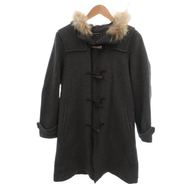 ビームスライツ BEAMS Lights ダッフルコート ミドル丈 メルトン 38 グレー /JS ...